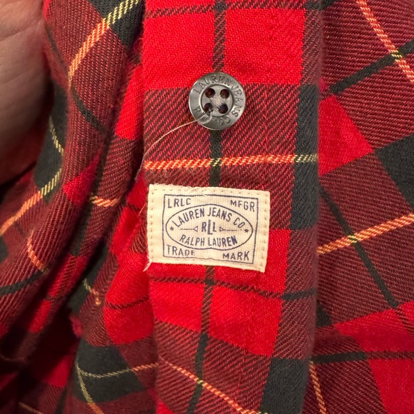 Ralph Lauren Red and Black Checkered Shirt - Picture 4 of 4